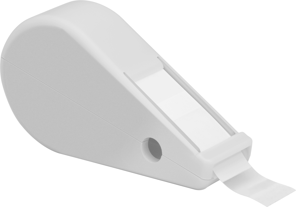 Üzerine Yazılabilir Yapışkan Arka Yüzlü Tel İşaretleyiciler, Dağıtıcılı, 3/4" Genişlik x 3/8" Yazı Alanı Yüksekliği