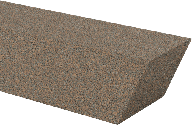 Çelik için Tıkanmaya Dayanıklı Parlatma Taşı, Düz Elmas, 240 Kum, 4" Uzunluk x 9/16" Genişlik