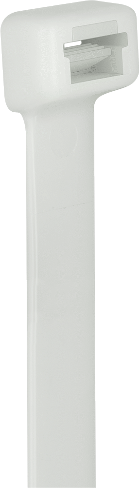 Naylon Plastik Kablo Bağı, Geniş, 8" Uzunluk, 2-1/16" Maksimum Demet Çapı için, Krem