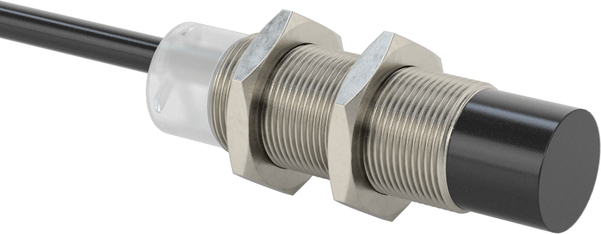 Uzun Mesafeli Metal Nesne Yakınlık Anahtarı, AC, Tel Uçlu Çıkıntılı, 18 mm Çap