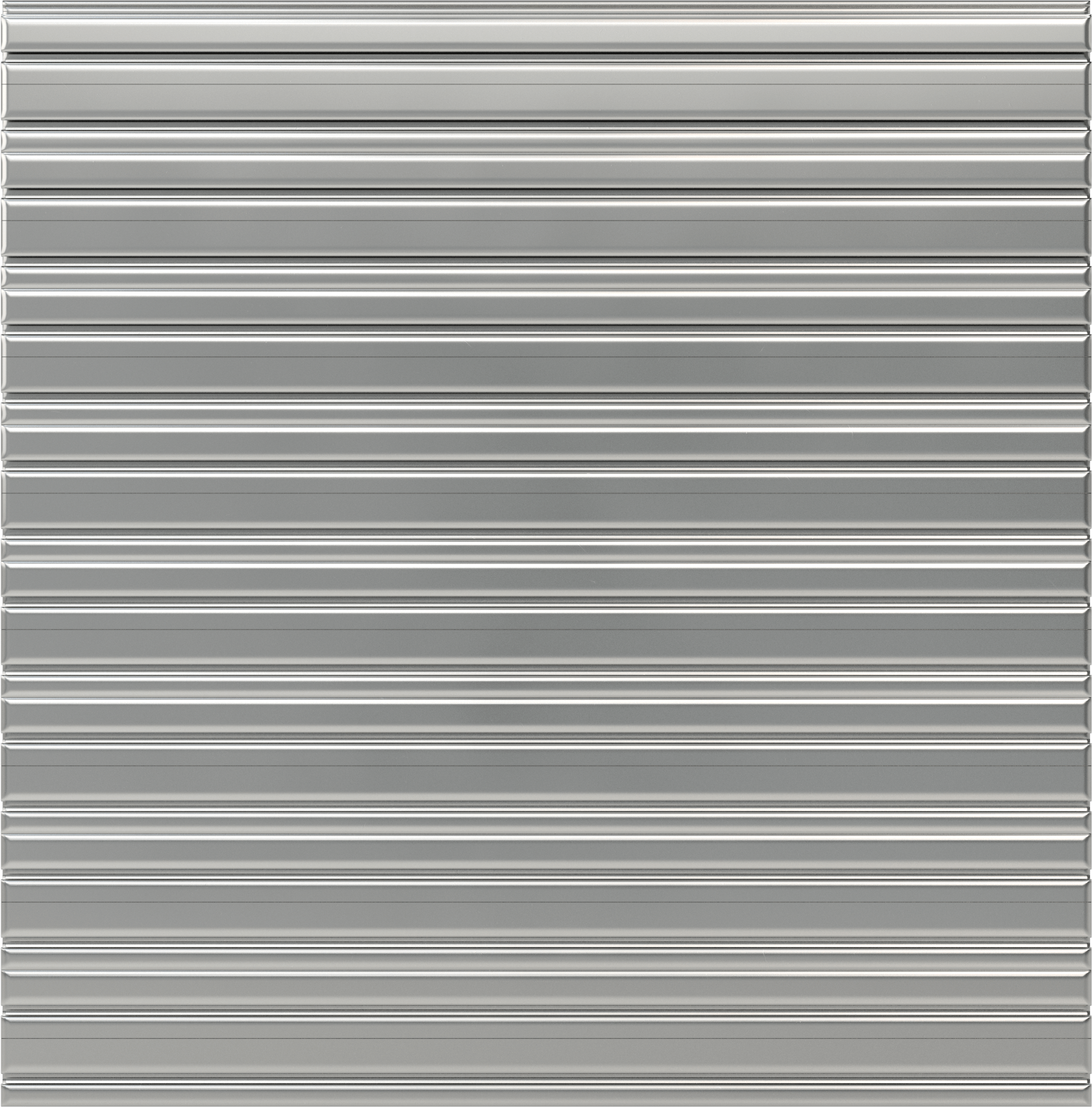 Slatwall, Ağır Hizmet Tipi, Mat Alüminyum, 48 inç Genişlik x 48 inç Yükseklik — 48", 48", 3,000 lb.