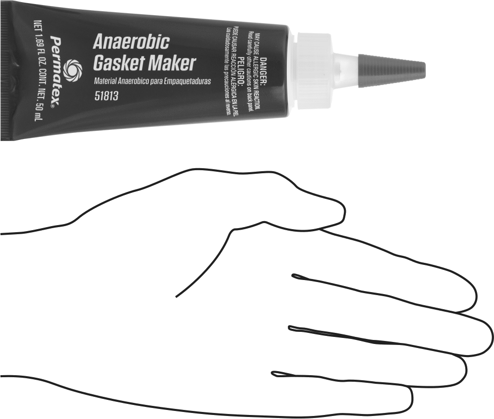 Anaerobik Conta Yapıcı, Permatex 51813, 1.69 FL. oz. Tüp