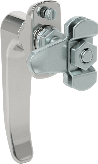 L-Kolu Çok Noktalı Mandal, 5/8" ila 1-1/4" Kilitleme Mesafesi, Saat Yönünde Açılır