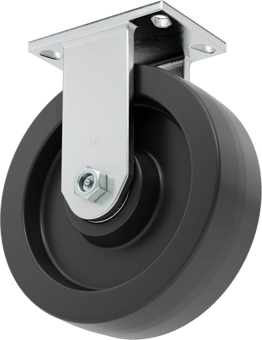 Ekstra Yüksek Kapasiteli Viking Tekerlek, 10" Çaplı Fenolik Tekerlekli Sert — 10", 2,000 lb., Sert