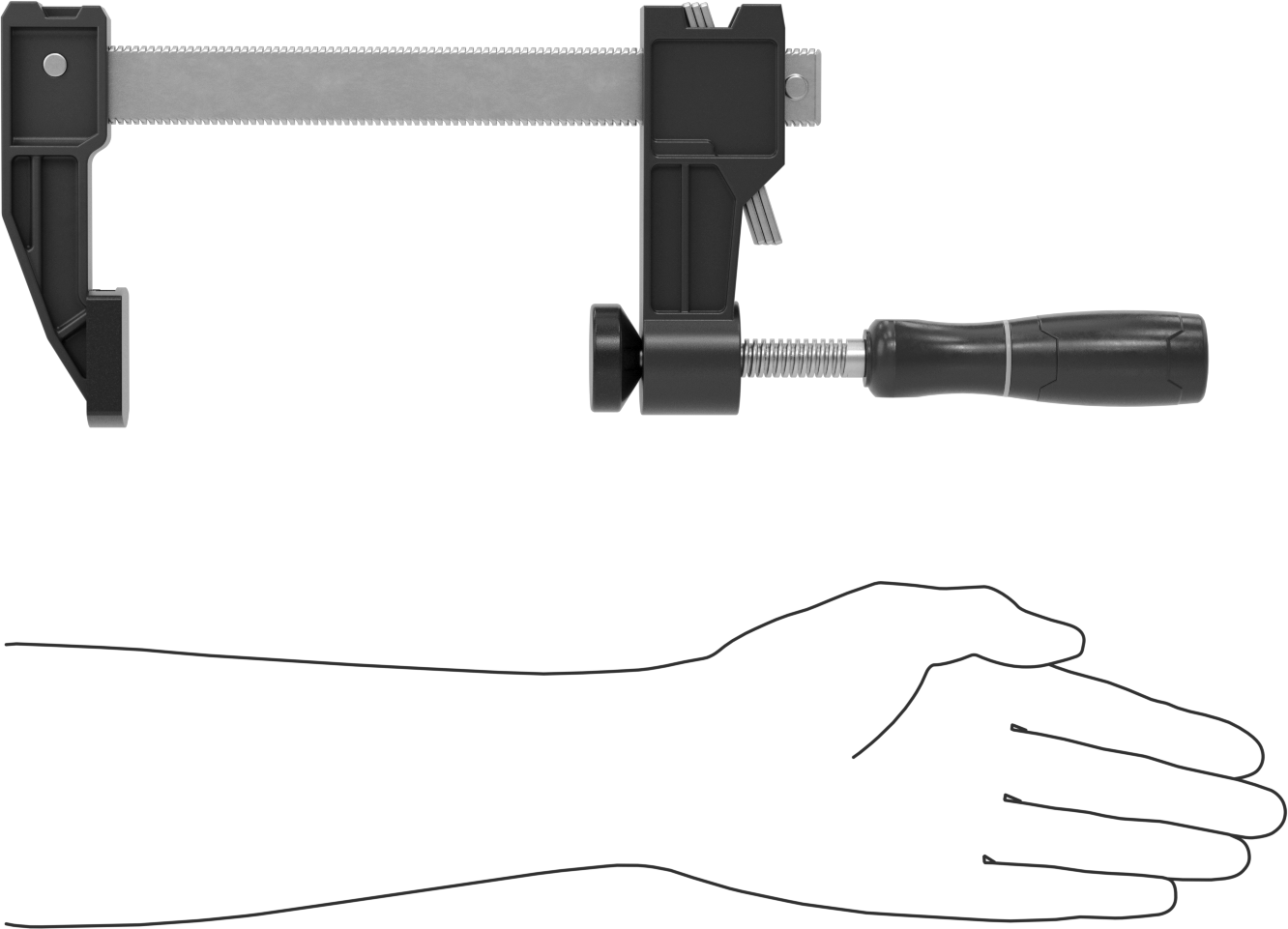 Çubuk Kelepçesi, 0"- 6" Açıklık