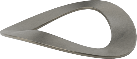 Çelik Tek Dalgalı Yaylı Kilit Pulları, 1/4" Vida Boyutu için, 0.269" İç Çap, 0.423" Dış Çap — 0.423", 0.269", Dalga