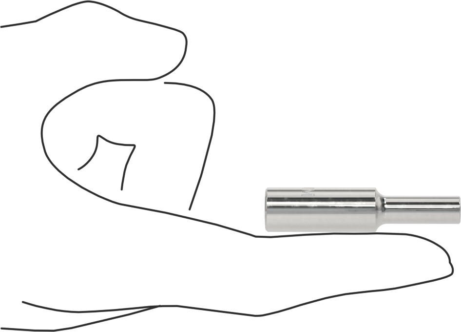 6 Uçlu Derin Soket, 1/4" Kare Tahrik, 4 mm Boyut