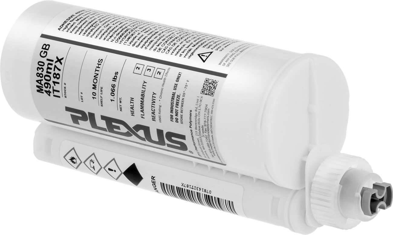 Yapısal Yapıştırıcı, Akrilik Jel, Plexus It187x, 16.56 FL. oz. Kartuş — Kartuş, Metal, Plastik, Kauçuk, Kompozitler, Duvar, Ahşap, Alümin…