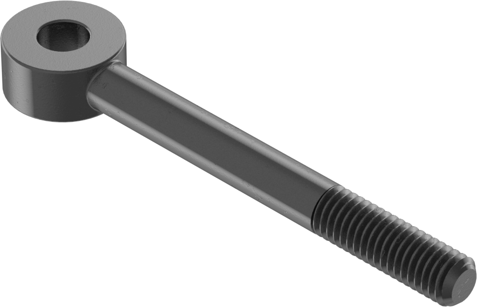 Sağ Yönlü Kısmen Gijon Ucu Cıvatası, M5 x 0.8 mm Boyut, 50 mm Merkez Uzunluğu, 16 mm Diş Uzunluğu, 75000 PSI