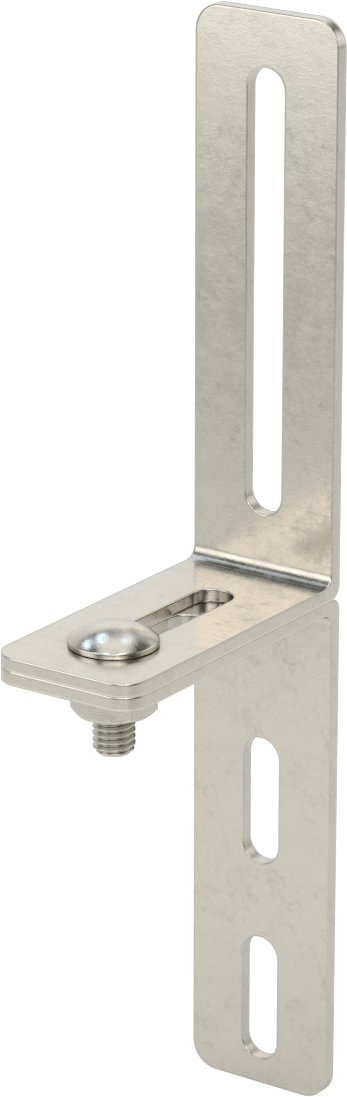 3-1/4" x 10-9/32" x 1/8" İki Parçalı L-Braket — L-Braket, Paslanmaz Çelik, 10 9⁄32"
