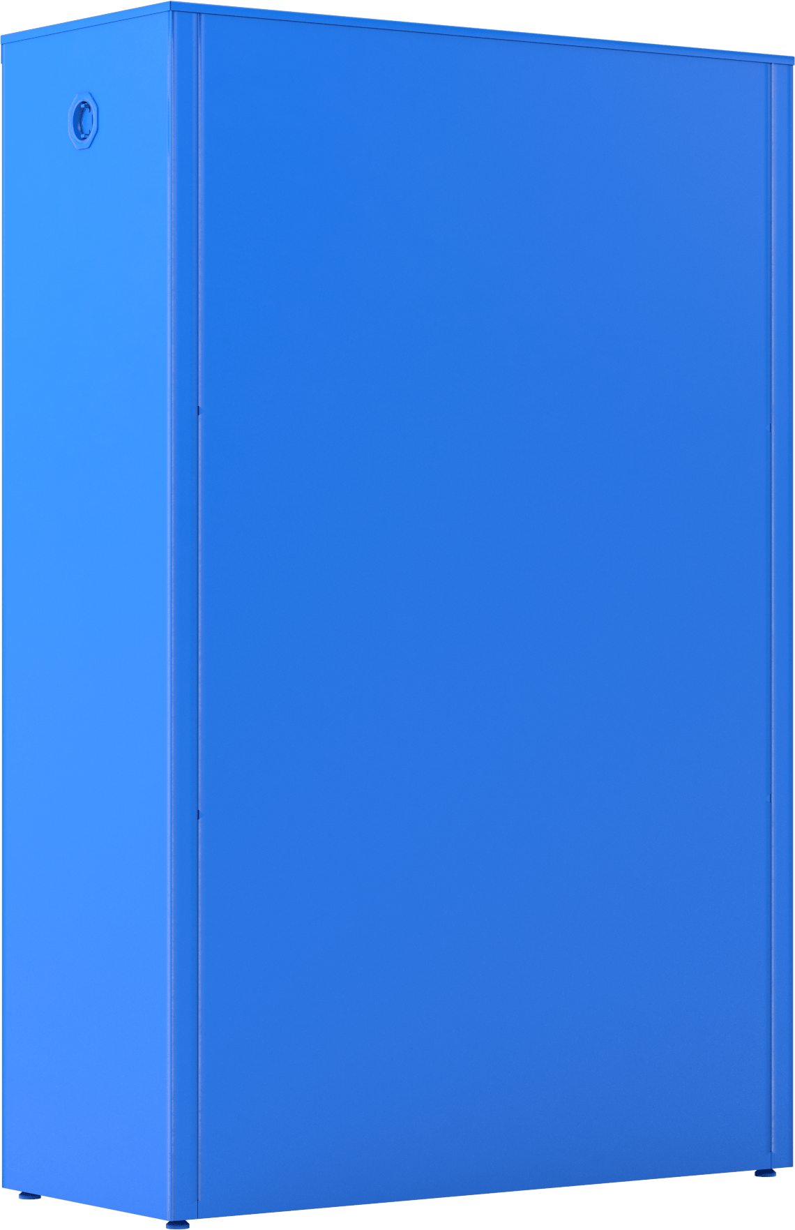 Yanıcı Asitler ve Aşındırıcılar için Güvenlik Dolabı, Menteşeli Kapaklı, 43" Genişlik x 65" Yükseklik x 18" Derinlik