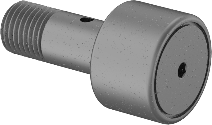 Contalı Dişli Çelik Ray Makarası, Düz, 3/4" Makara Çapı, 1/2" Makara Genişliği