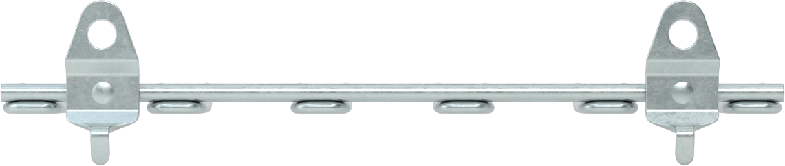 Sabit Delikli Pano Tutucu, 3/8" parça çapı için, Hafif Hizmet, 1-1/2" Çıkıntı