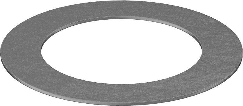 1074-1095 Yaylı Çelik Şimler, 1/4" Çaplı Vida Omzunu Kısaltmak için, 0.005" Kalınlık