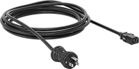 Sure-Grip Kilitli Elektronik Ekipman Güç Kabloları