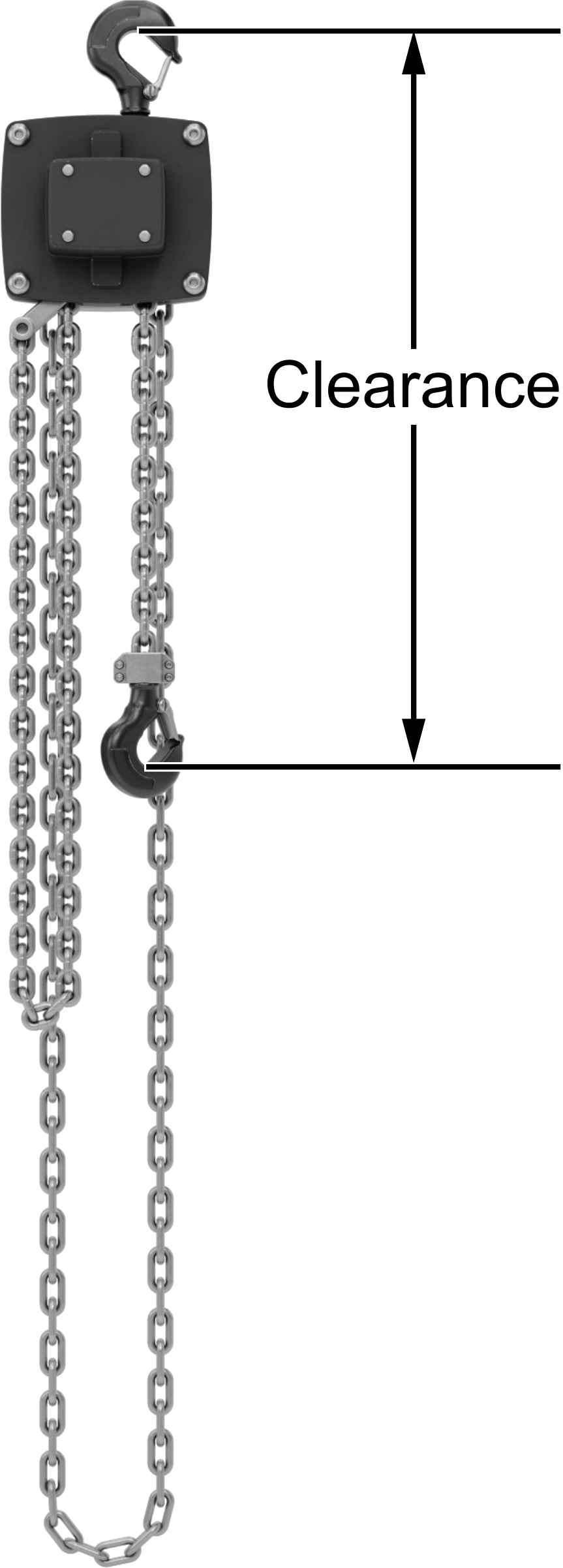 El Zincirli Vinç, 2000 lb. Kapasite