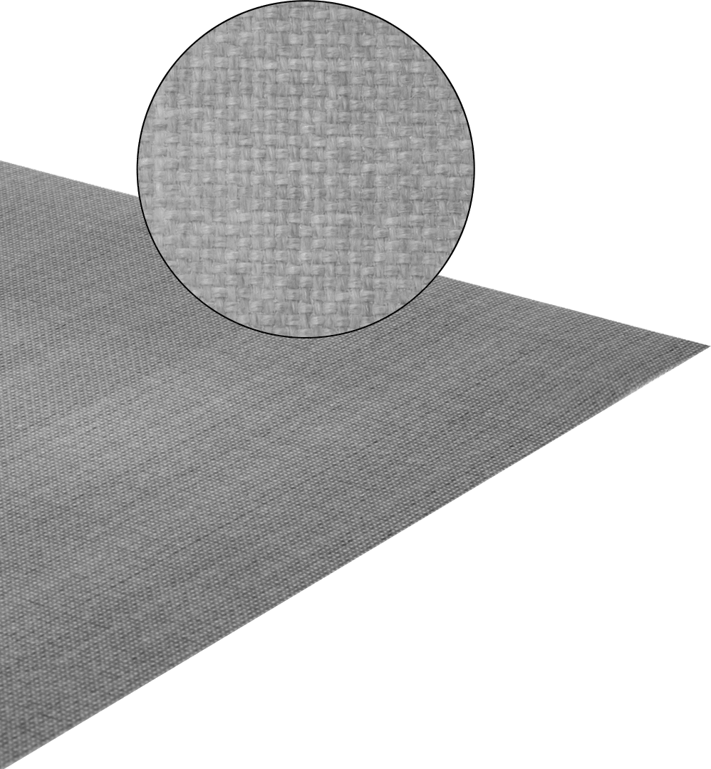 PTFE Kaplı Fiberglas Kumaş Levha, Düz Arka Yüzeyli, 37-1/2" Genişlik x 0.003" Kalınlık