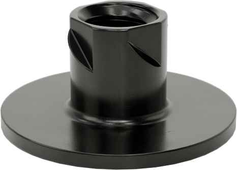 Sert Ahşap için Ultra Çatlamaya Dayanıklı T Somun Ek Parçaları, Çelik, 1/4"-20 Diş Boyutu, 0.360" Takılı Uzunluk