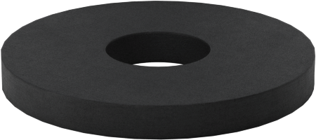 Sert Fiber Pullar, 4 Numaralı Vida Boyutu için, 0.126" İç Çap, 0.375" Dış Çap — Sert Elyaf, Düz, 0.126"