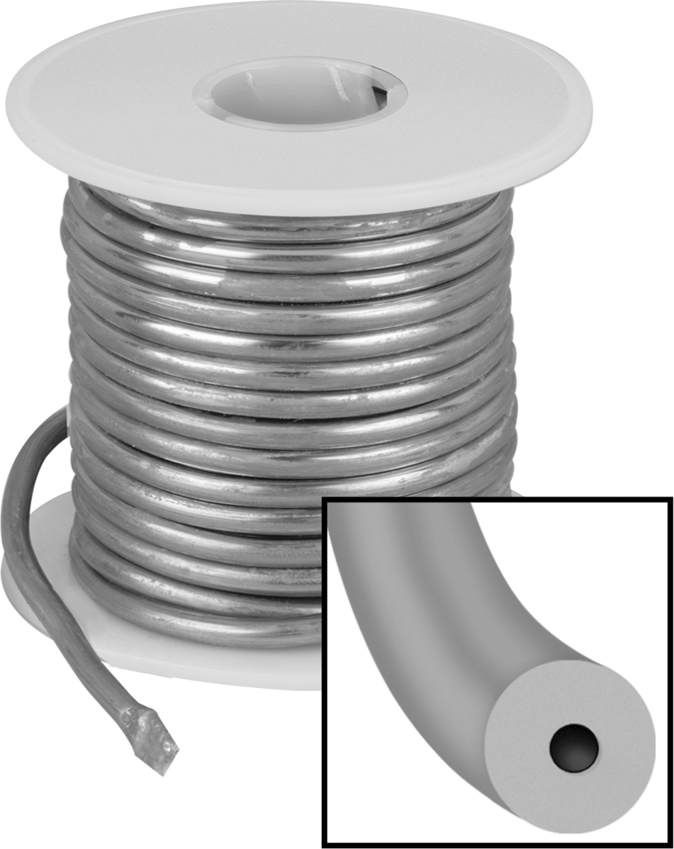 Elektronik Ürünler için Asit Özlü Lehim, SN97cu2Sb0.8AG0.2 Bileşimi, 0.031" Çap, 1 lb.