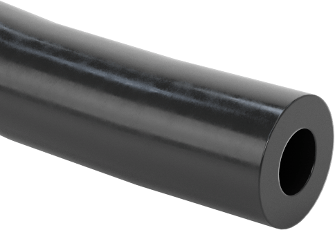 Ultra Kimyasal Dirençli Yumuşak Plastik Boru, Opak Siyah Versilon, 1/16" İç Çap, 1/8" Dış Çap, 50 Fit Uzunluk