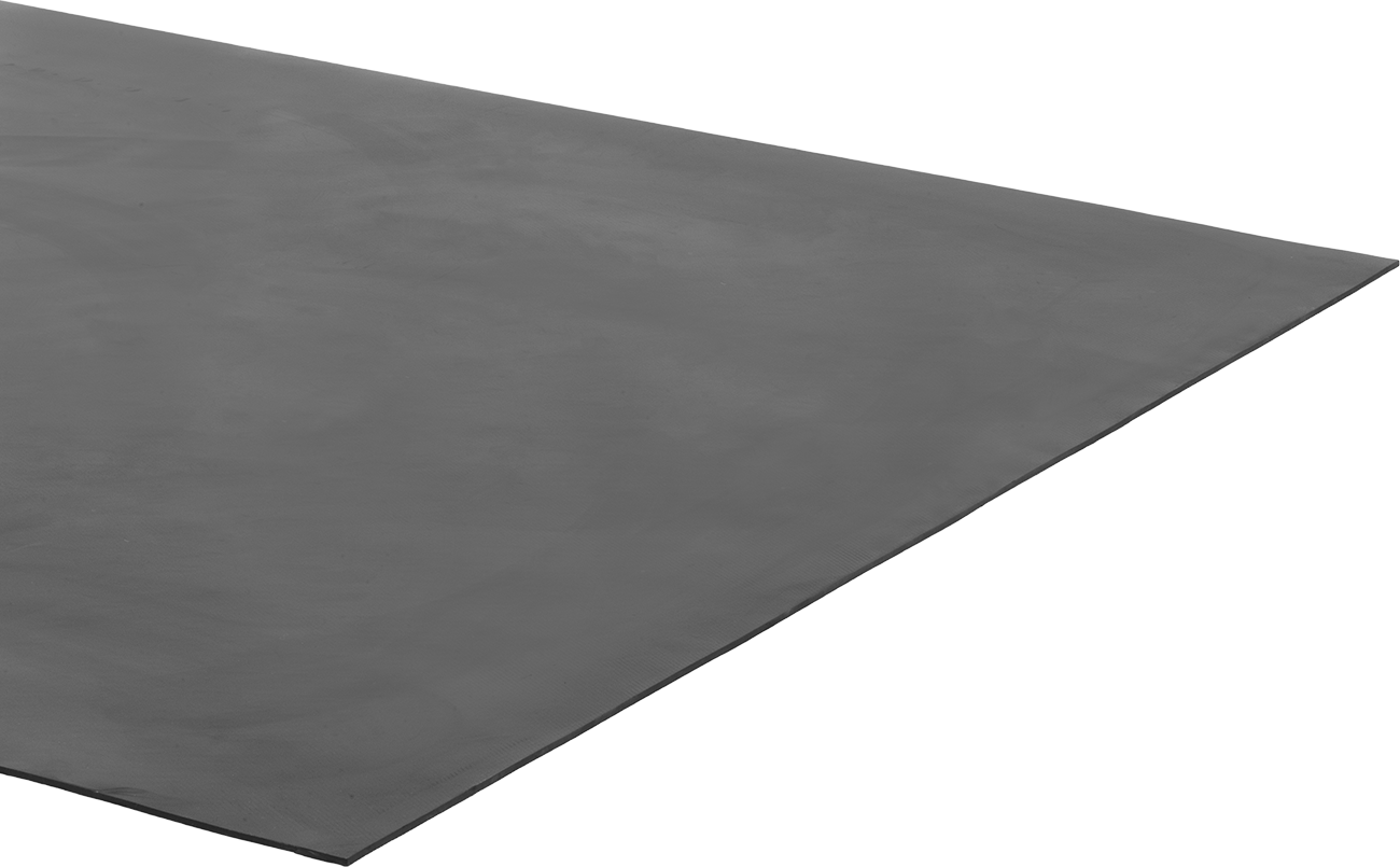 Pürüzsüz Elektrik Çarpması Koruma Zemin Paspası, 36" Genişlik x 1/8" Kalınlık — Pürüzsüz, 36", 1/8"