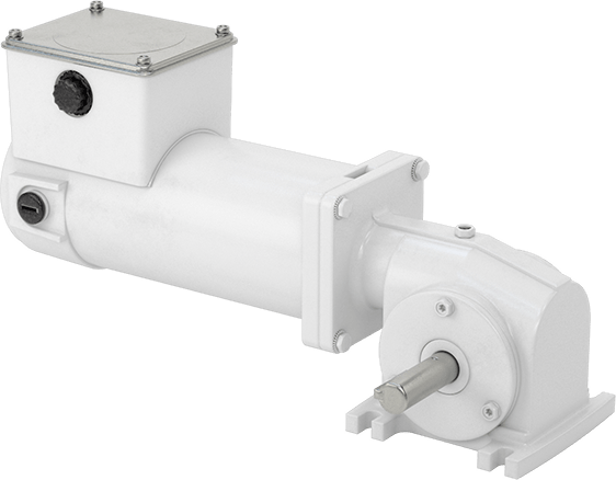 Yıkanabilir Dik Açılı DC Redüktörlü Motor