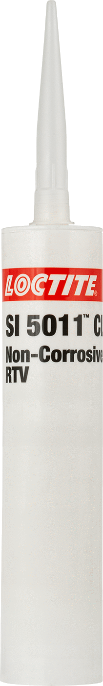 Paslanma ve Aşınmaya Dayanıklı Silikon Kauçuk Sızdırmazlık Maddeleri, Loctite® Si 5011 CL, 10.1 FL. oz. Kartuş, Şeffaf