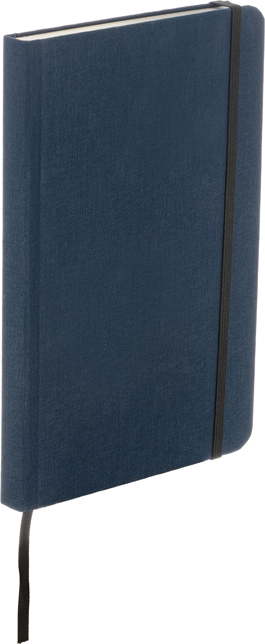 Defter, Izgara Desenli, 5-1/4" Genişlik x 8-1/4" Uzunluk, Koyu Mavi