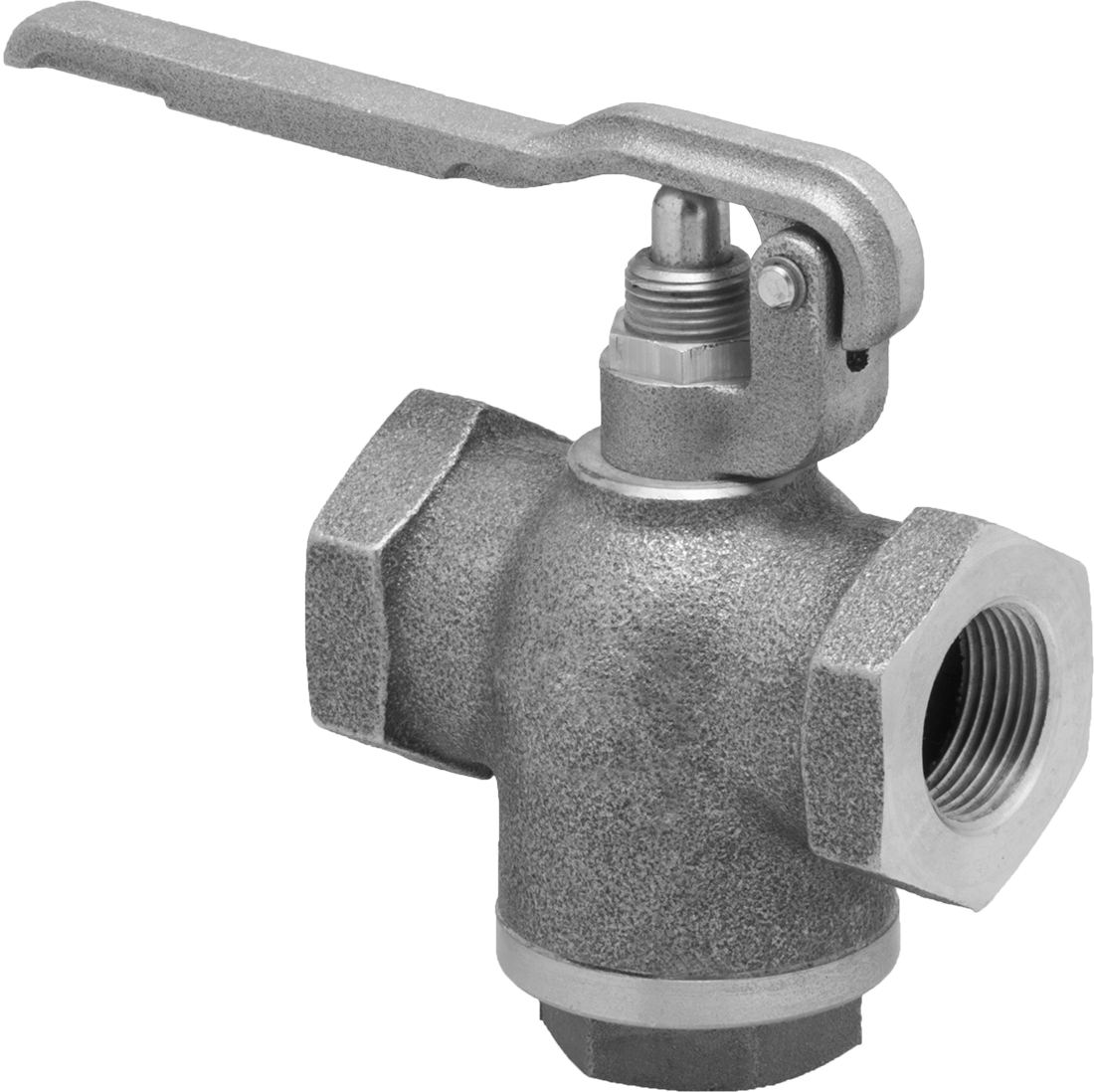 Push-Activated Lever Handle