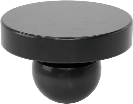 Hava Koşullarına Dayanıklı EPDM Sıkı Geçmeli Tamponlar, 3/16" İç Çap için, 1/4" Sırt Çapı, 1/2" Dış Çap