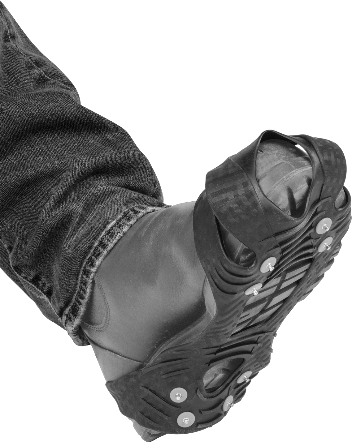 Slip-On Full-Shoe Coverage with Steel Studs