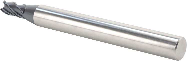 Hızlı Kesim Karbür Uçlu Freze, Aşırı Yükselme ve Düşüş için, Kare Uç, 4 mm Freze Çapı