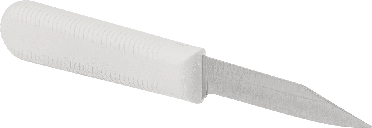 Soyma Bıçağı, 3-1/4" Çelik Bıçaklı, Plastik Tutamak ve Kauçuk Tutamak