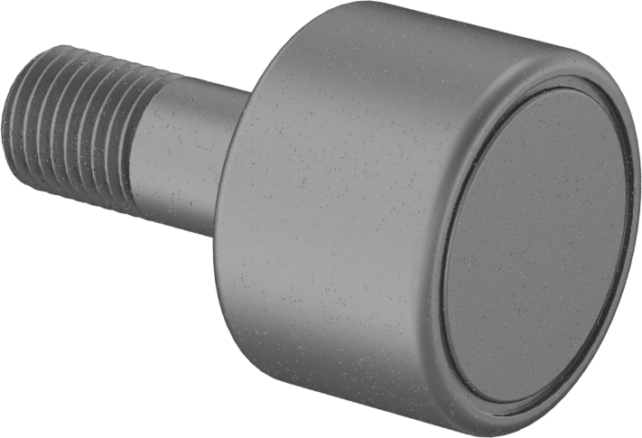 Dişli Ray Makarası, Basınç Yüküne Dayanıklı, 1-1/8" Makara Çapı, 3/4" Makara Genişliği