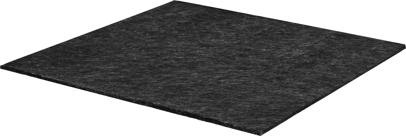 Kıvılcım ve Isıya Dayanıklı Ped, Çizilmez Karbon Fiber, 1.5 Fit Genişlik x 1.5 Fit Uzunluk — 1 1⁄2 ft., 1 1⁄2 ft., 1,800° F