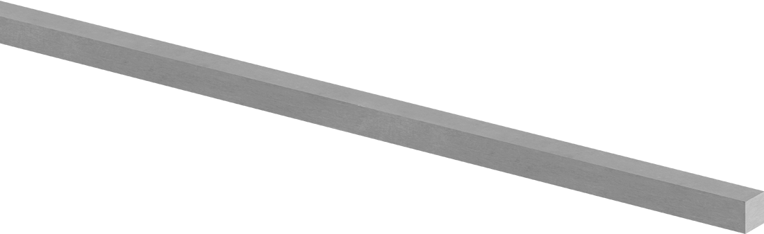 Ultra İşlenebilir 12L14 Karbon Çelik Çubuk, 1/4" Kare