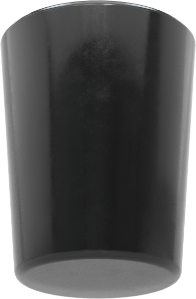 SBR Kauçuk Konik Tapa, Anma Ölçüsü 2, 43/64" ila 47/64" İç Çap için, Delik Olmadan