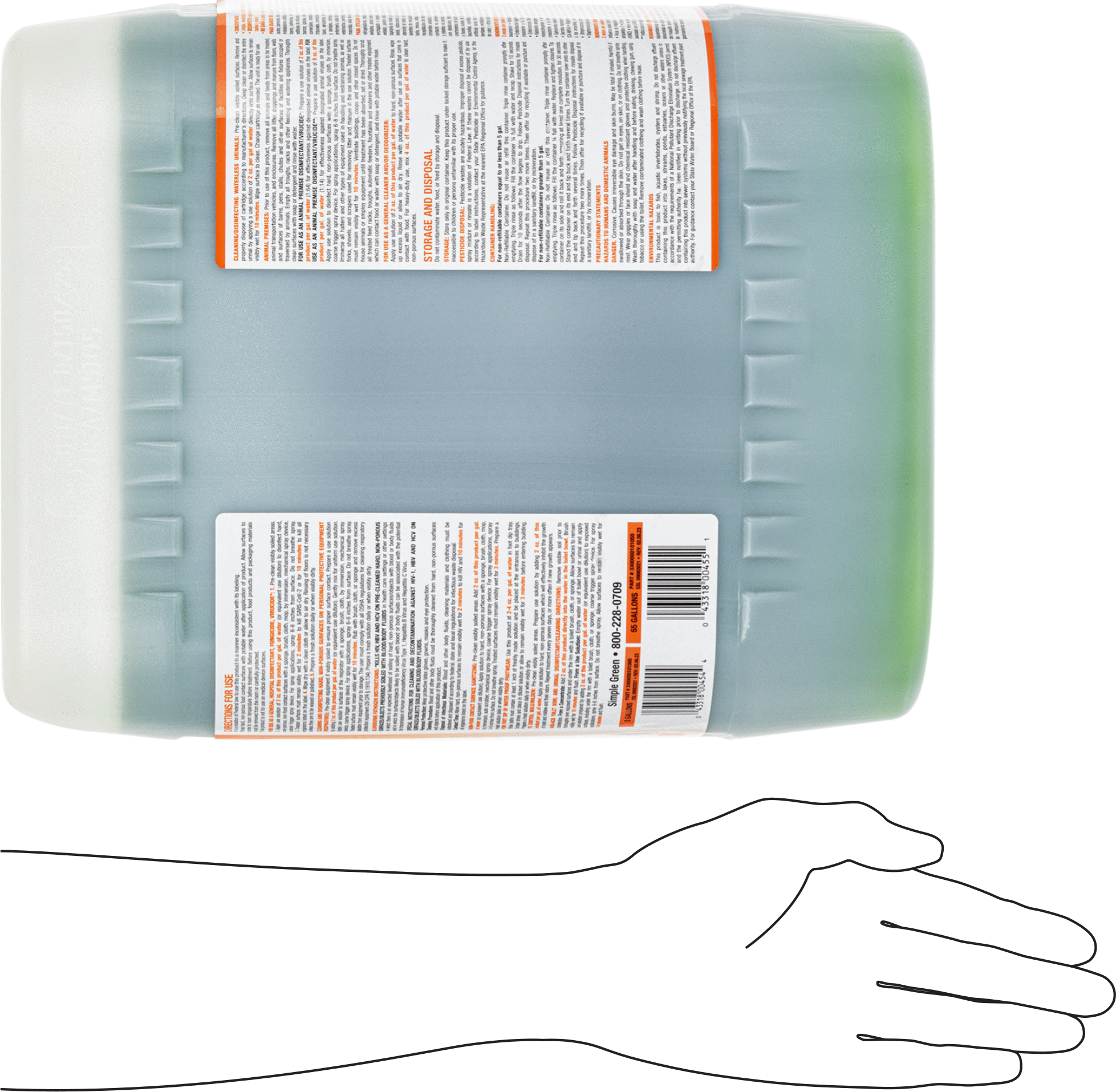 Simple Green Dezenfektan Konsantresi, 5 Galonluk Sürahi, Lavanta
