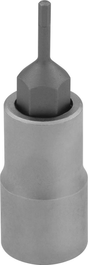Altıgen Uçlu Soket, 1/4" Kare Tahrik, 1.5 mm Tahrik Boyutu