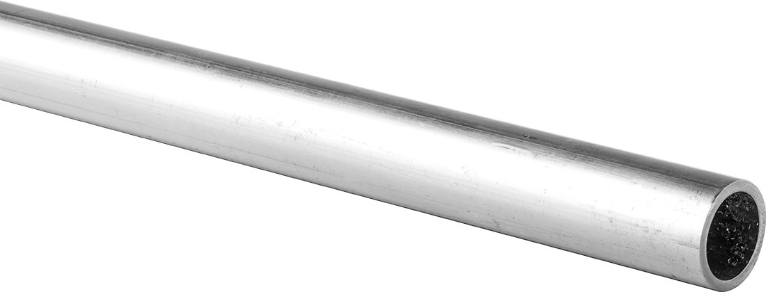 Ağır Hizmet Tipi Alüminyum Çerçeve Rayı — 3⁄4", Yuvarlak, Alüminyum