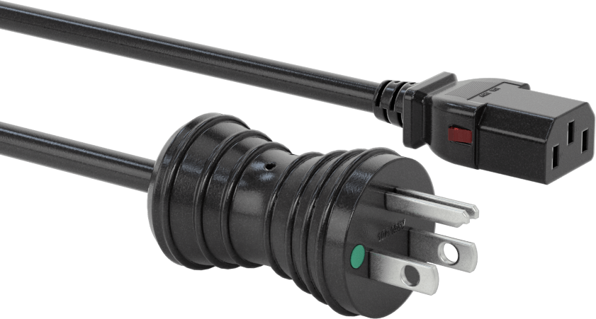 Sure-Grip Elektronik Ekipman Güç Kablosu, 6 Fit Uzunluk