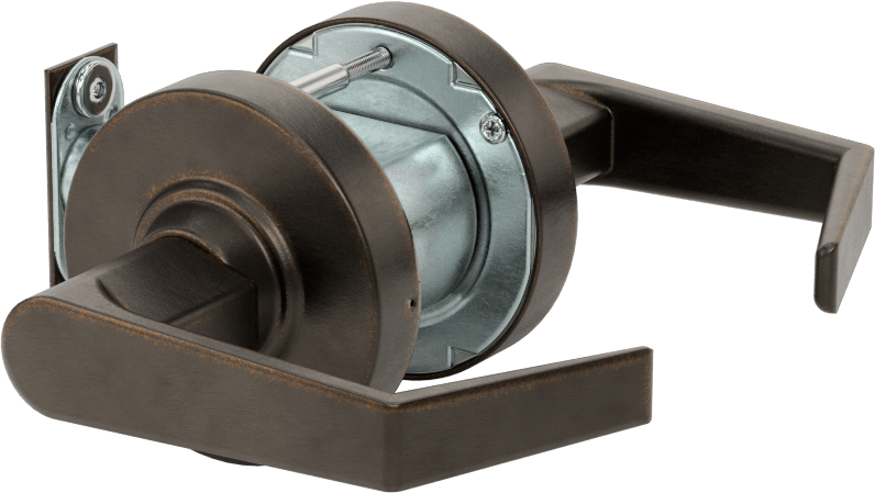 Schlage Alx Kapı Kolu, 2-3/4" arka mesafeli, Koyu Bronz Kaplama