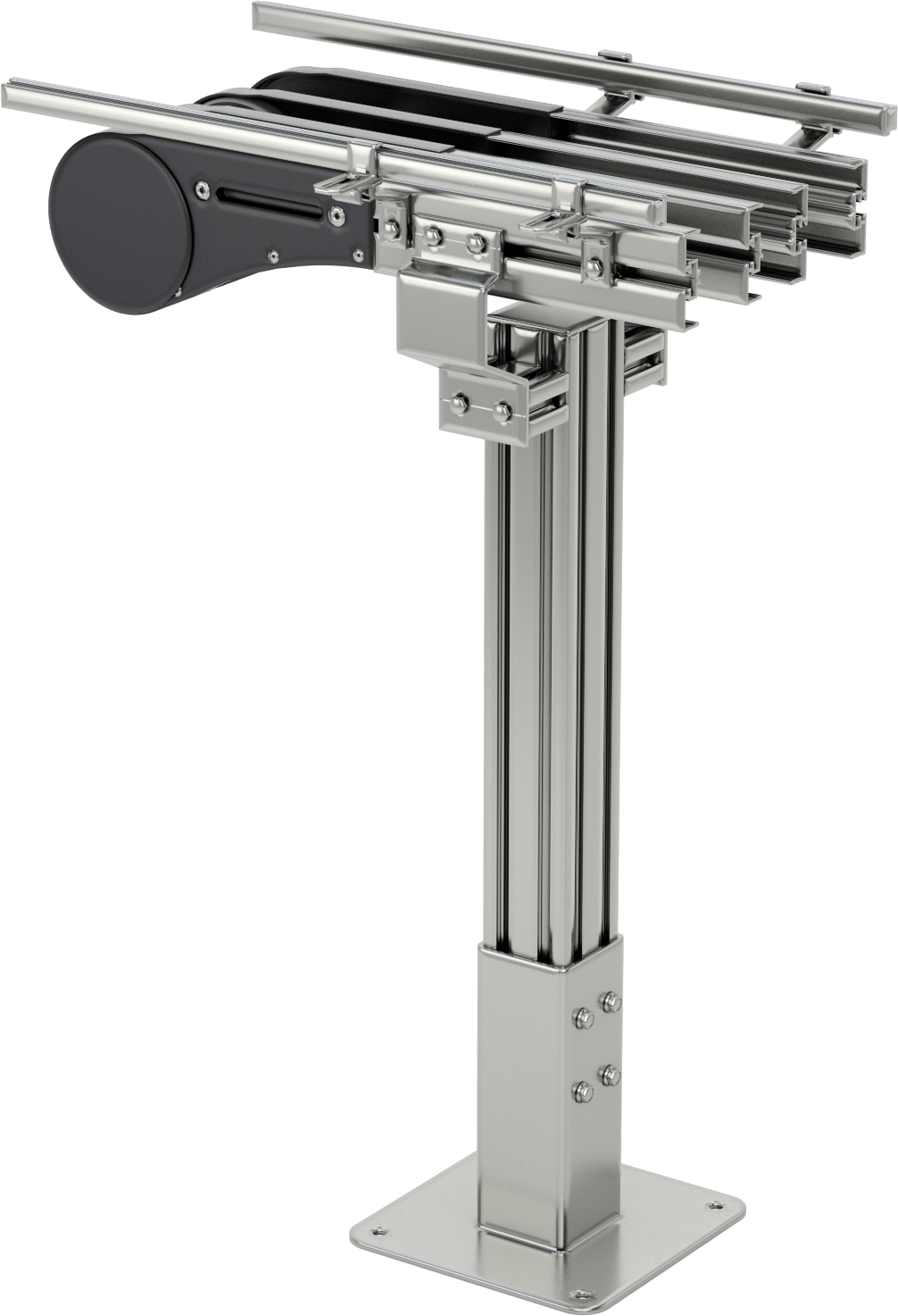 Modüler Mini Zincirli Konveyör için 17-3/4" Genişliğinde Avara Tertibatı