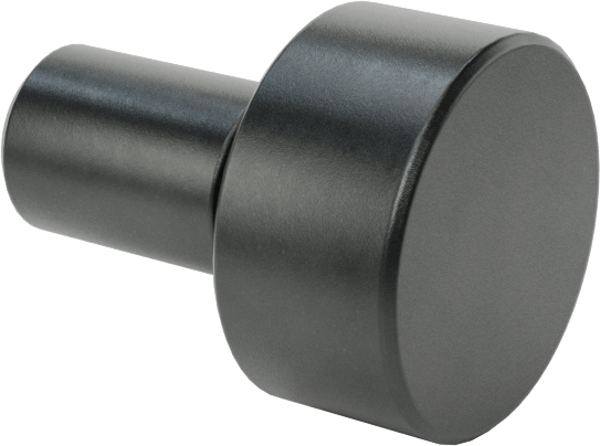 Presle Takılan Yerleştirme ve Destek Düğmesi, Çelik, 1/4" Çap, 1/8" Uzunluk