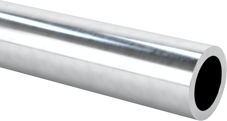 Parlak Çok Amaçlı 6061 Alüminyum Yuvarlak Boru, 0.065" Duvar Kalınlığı, 1/2" Dış Çap