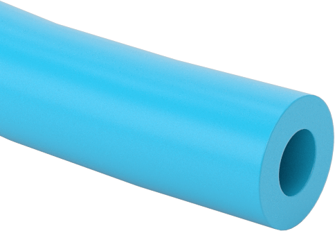 Kokuya Dayanıklı Sert Polietilen Plastik Boru, Hava ve Su için, 1/16" İç Çap, 1/8" Dış Çap, Opak Mavi