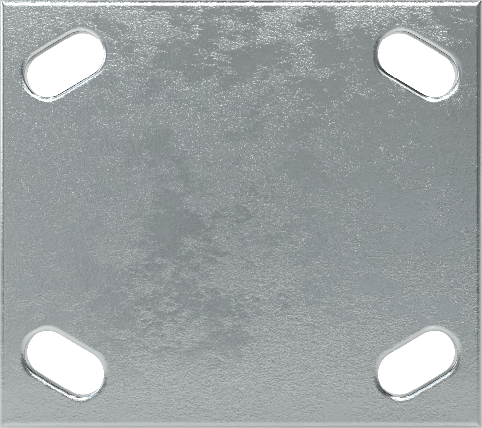 4-1/2" x 4" Plakalı Yüksek Kapasiteli Spartan Tekerlek, Koruyuculu Yataklı 5" Çaplı Fenolik Tekerlekli Sert