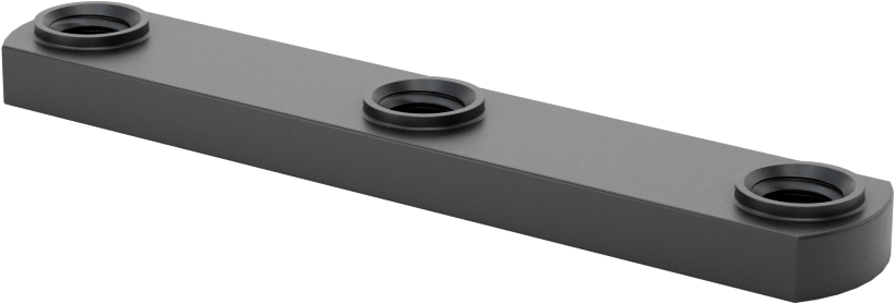 Uç Beslemeli T-Yivli Çerçeve Bağlantı Elemanları, 1.5" ve 40 mm Yüksekliğinde Raylar için Üçlü Somun, 5/16"-18 Diş