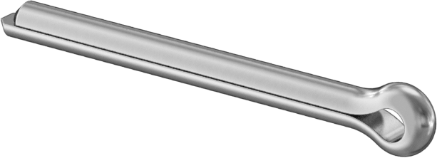 Çinko Kaplı Karbon Çelik Kopilyalar, 3/64" Çap, 1/2" Uzunluk